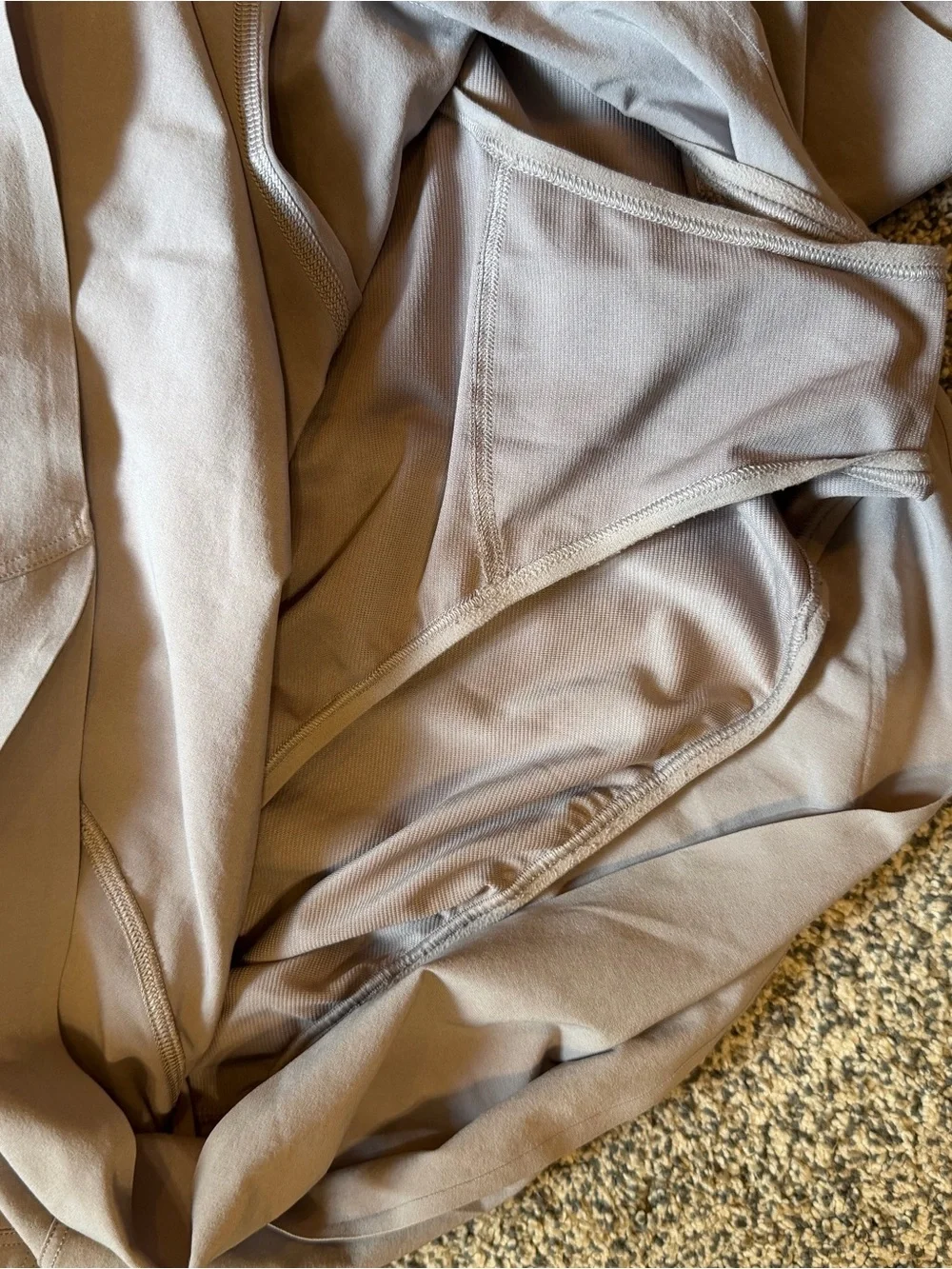 lululemon athletica Women’s Taupe Athletic Shorts